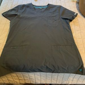 Gray Med Couture scrub tops